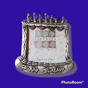 Six Trees Metal Picture Frame